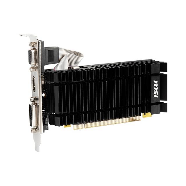 Msi Nvidia Geforce Gt 730 N730K-2Gd3H/Lpv1 2Gb Gddr3 Dl-Dvi-D/Hdmi/D-Sub Low Profile Video Card