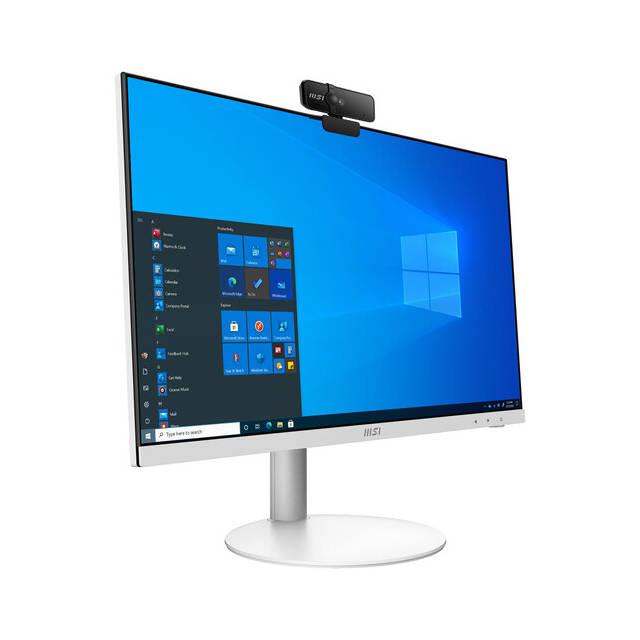 Msi Pro Ap241 11M-009Us 23.8 Inch Intel Core I3-10105 Processor 8Gb Ddr4 250Gb M.2 Nvme Ssd Windows 10 Home Non-Touch Screen All-In-One Pc (White)