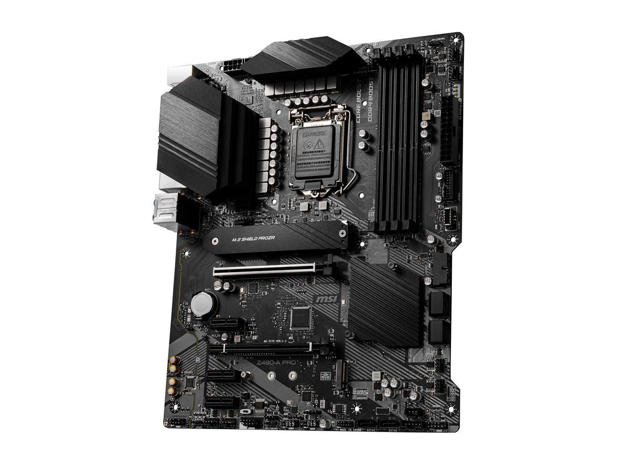 Msi Pro Z490-A Pro Lga 1200 Intel Z490 Sata 6Gb/S Atx Intel Motherboard