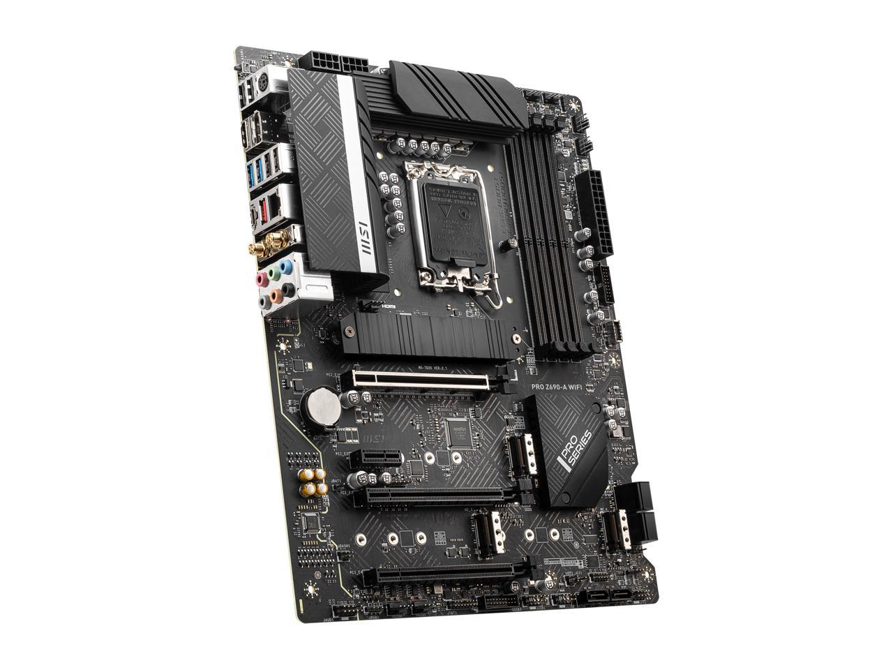 Msi Pro Z690-A Wifi Socket Lga1700/ Intel Z690/ Ddr5/ Sata3&Usb3.2/ M.2/ Wifi&Bluetooth/ Atx Motherboard