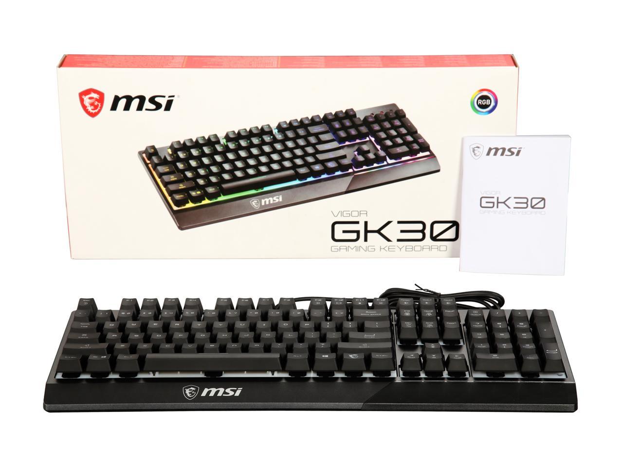 Msi Vigor Gk30 Usb 2.0 Gaming Keyboard