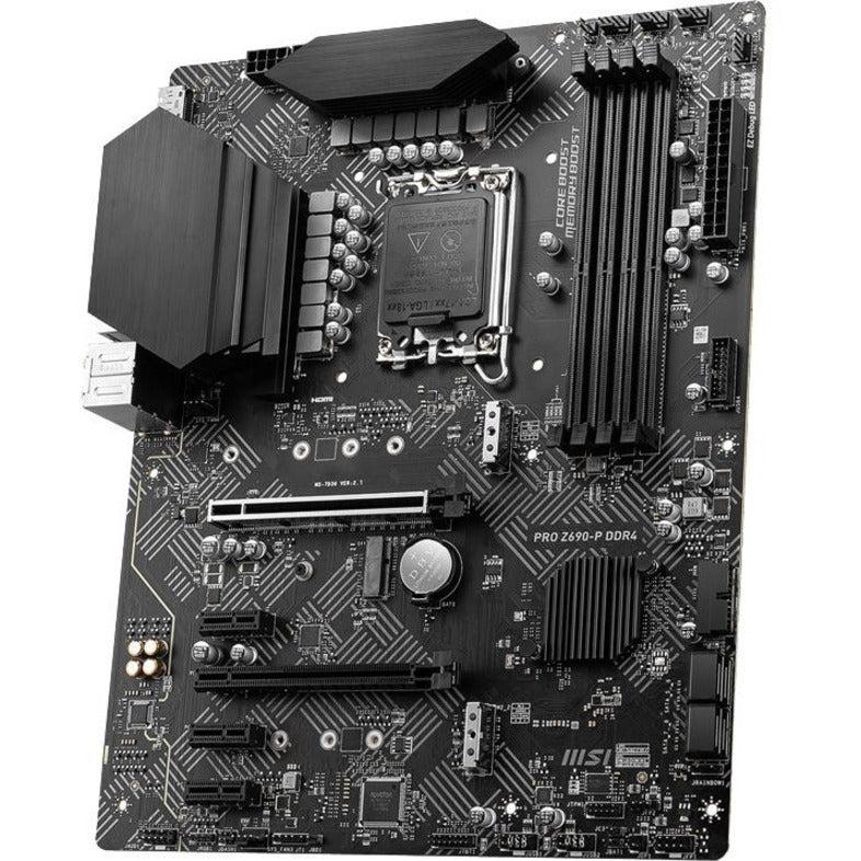 MSI Z690-P DDR4 Desktop Motherboard - Intel Z690 Chipset - Socket LGA-1700 - Intel Optane Memory Ready - ATX PROZ690PDDR4