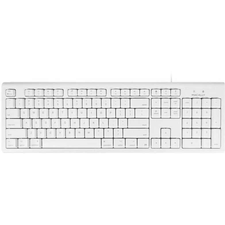 Macally Full Size USB Keyboard and Optical USB Mouse Combo For Mac QKEYCOMBO