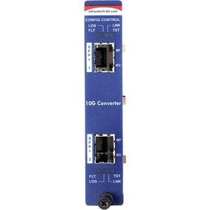 Managed Modular Media Converter 10G - Industrial Ethernet SFP+ Solution | Tecisoft IMC-790-2SFP