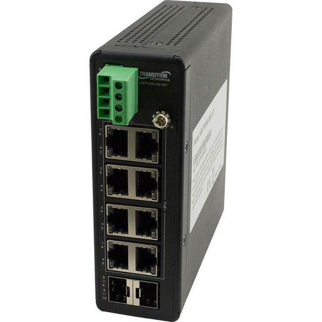 Managed PoE Switch - 8-Port Gigabit Power over Ethernet | TecISoft SISTP1040-382-LRT