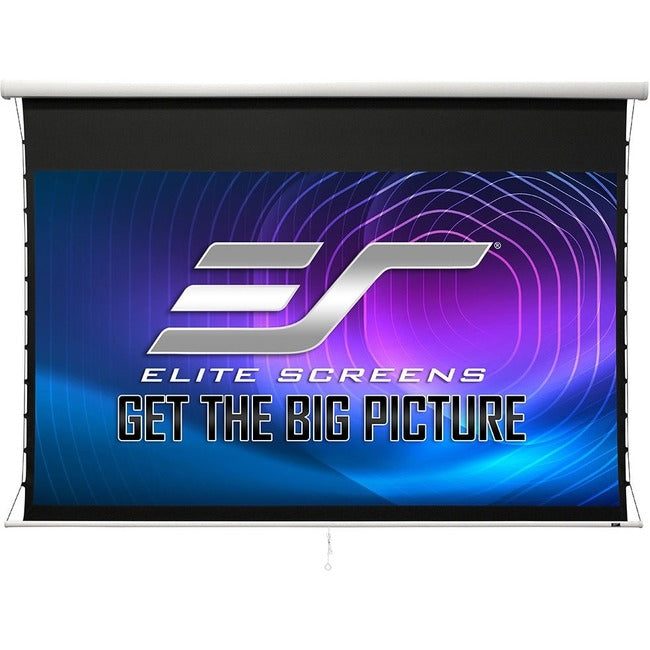 Manual Tab-Tension Projector Screen 125 inch - 4K Ultra HD Elite Screens | Tecisoft MT125XWH2