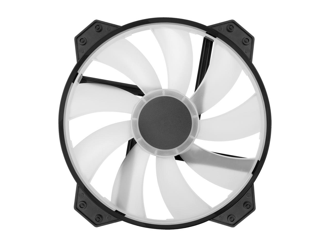 Masterfan Mf200R Rgb - Premium-Quality 200Mm Rgb Hybrid Silent High Airflow In-Take Fan For Computer Case.By Cooler Master