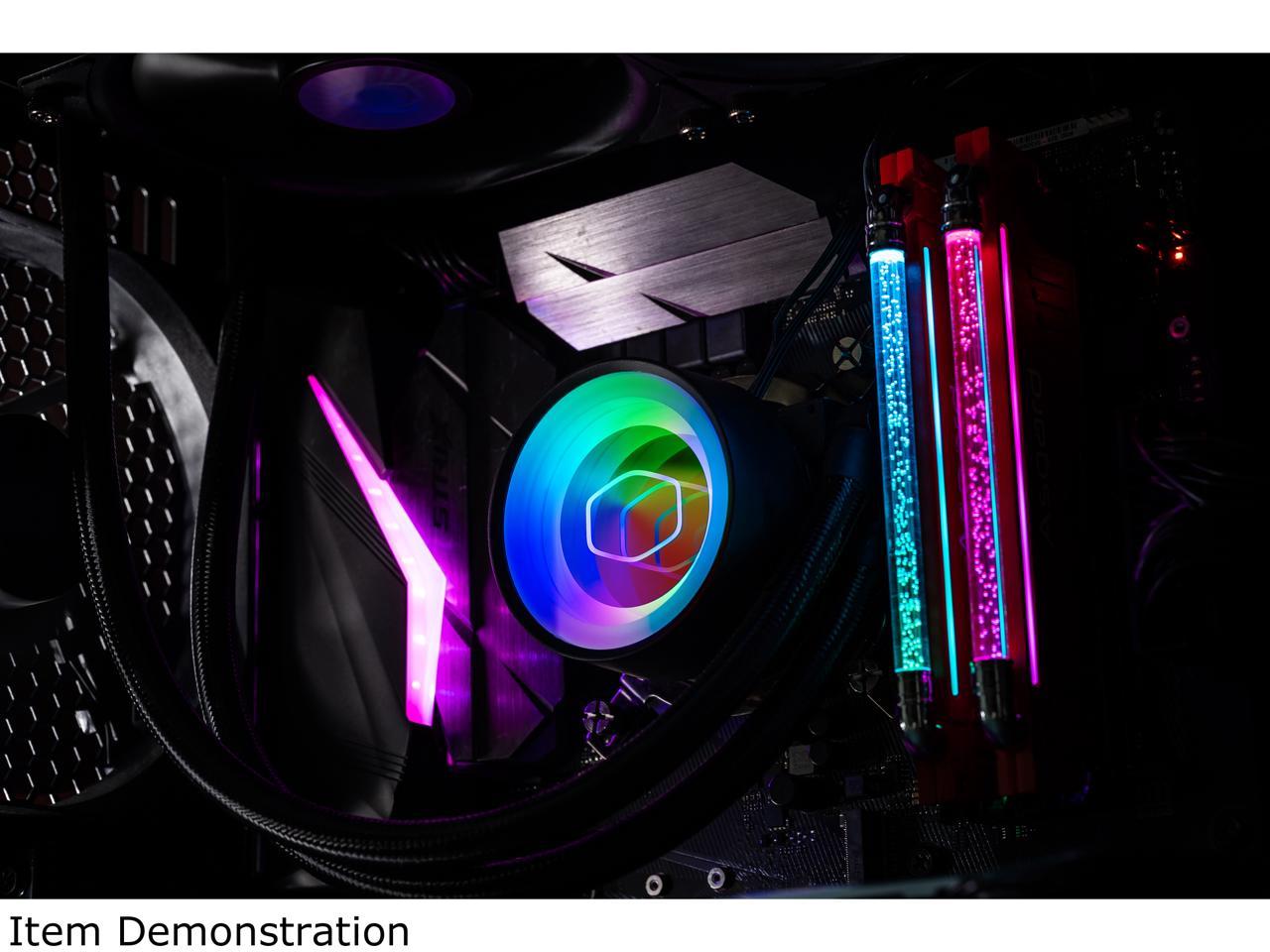Masterliquid Ml280 Mirror Argb Close-Loop Aio Cpu Liquid Cooler, Mirror Argb Pump, 280 Radiator,