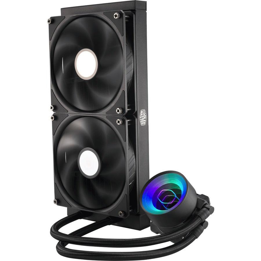 Masterliquid Ml280 Mirror Argb Close-Loop Aio Cpu Liquid Cooler, Mirror Argb Pump, 280 Radiator,