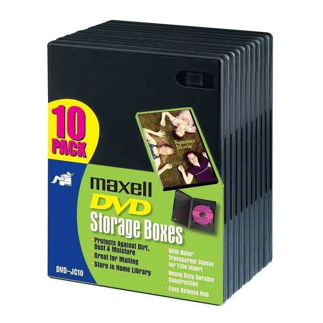 Maxell Dvd-Jc10 Dvd Storage Boxes