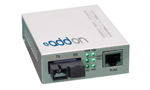 Media Converter - AddOn Networks ADD-GMC-BX-DSC 10/100/1000Base-TX to 1000Base-BXD BiDi 20km | TecIsoft