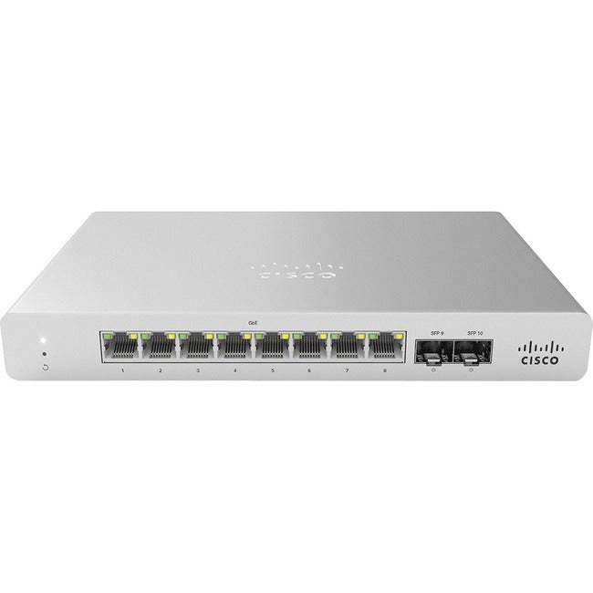 Meraki Ms120-8Lp 1G L2 Cloud Managed 8X Gige 64W Poe Switch