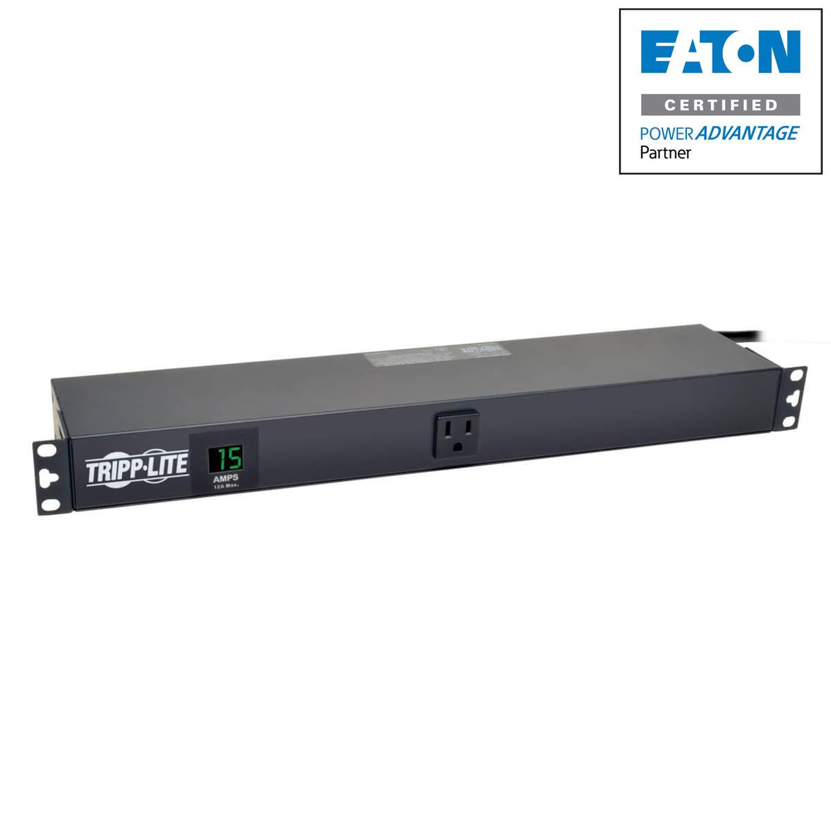 Metered Power Distribution Unit - 1U Rack Mount PDU 120V 13 Outlets | Tripp Lite PDUMH15-RA