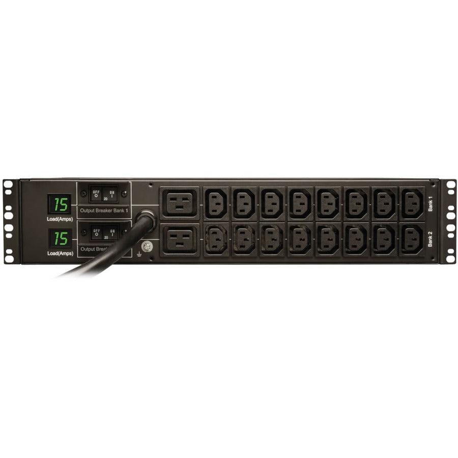 Metered Power Distribution Unit - 5.5kW 2U Rack Mount PDU | Tripp Lite by Eaton PDUMH30HV