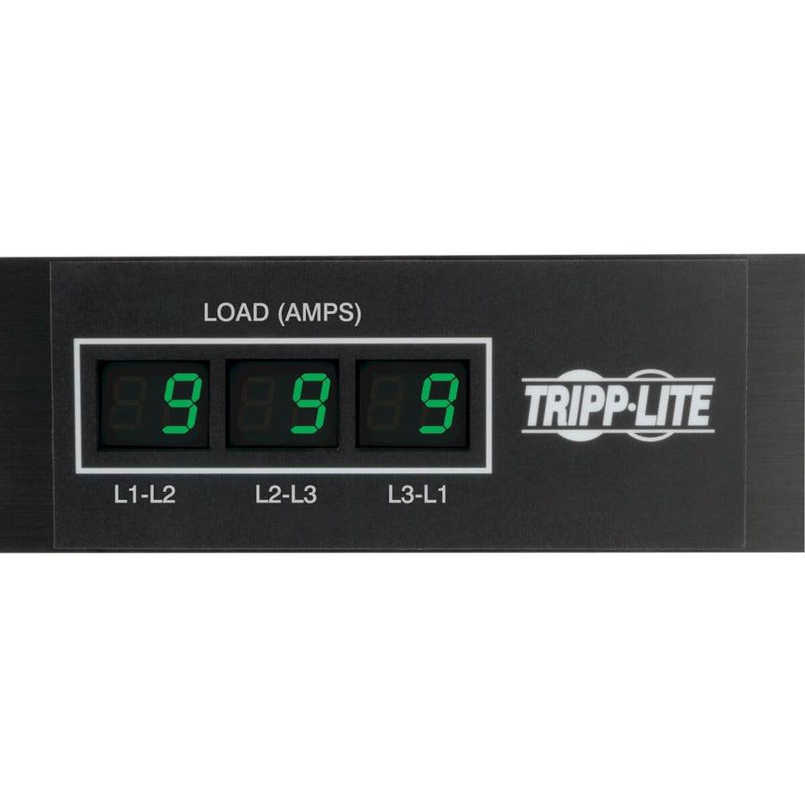 Metered Power Distribution Unit - 5.7kW 3-Phase Rackmount PDU | Eaton Tripp Lite PDU3MV6L2120
