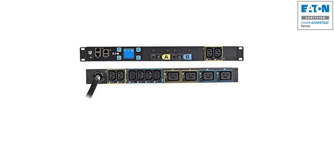 Metered Power Distribution Unit - Eaton ePDU EMIT04-10 12-Outlet Rack Mount PDU | Tecisoft