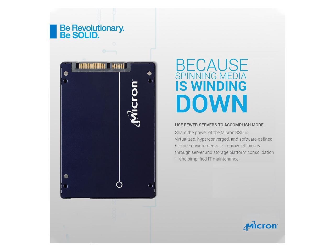 Micron 5210 Ion 7.68Tb Sata 6Gb/S 2.5" Enterprise Ssd — Mtfddak7T6Qde