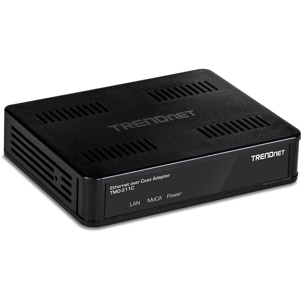 MoCA 2.0 Ethernet Over Coax Adapter - Gigabit LAN Triple Play | TRENDnet TMO-311C