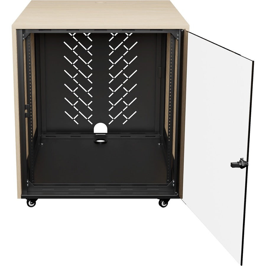 Mobile AV Rack TeQ Cabinet - Rolling Audiovisual Equipment Cart | AVTEQ TR-12