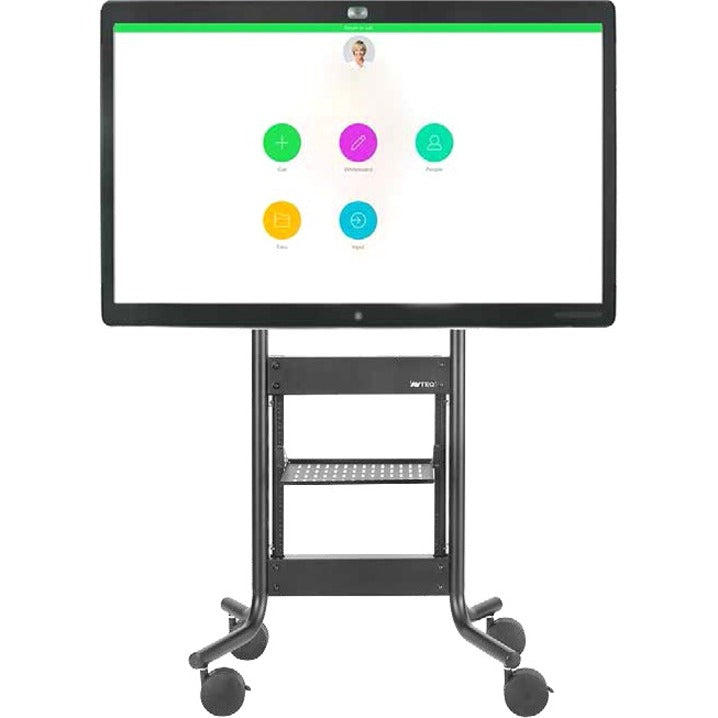 Mobile Cart Cisco Board 55 - Adjustable Rack Shelf AV Furniture | AVTEQ RPS-500-CSB55