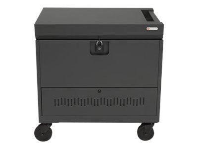 Mobile Charging Cart - 40 Device Tablet Laptop Station | Bretford CUBE Toploader TVTL40PAC-GRA