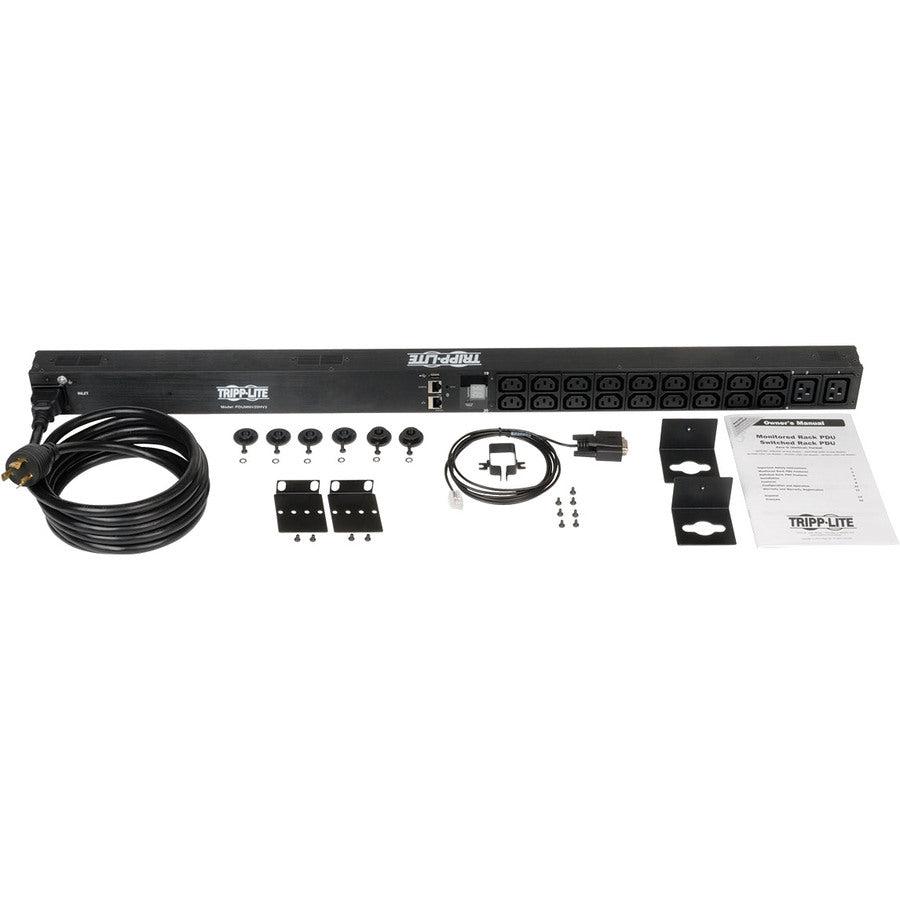 Monitored Power Distribution Unit 3.7kW Single-Phase 208/230V - Eaton LX Platform PDUMNV20HV2LX