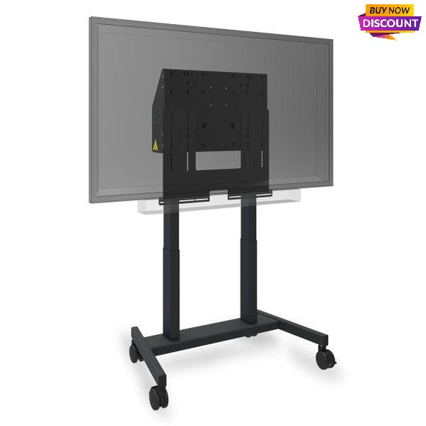 Motorized Height Adjustable Monitor Stand - VESA Compatible Cable Management | ViewSonic VB-EBM-001