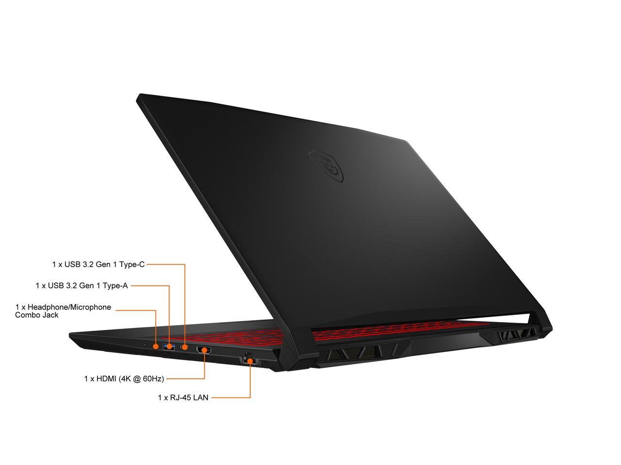 Msi - 15.6" 144 Hz Ips - Intel Core I7 11Th Gen 11800H (2.30Ghz) - Nvidia Geforce Rtx 3050 Ti Laptop Katana Gf66 11Ud-600