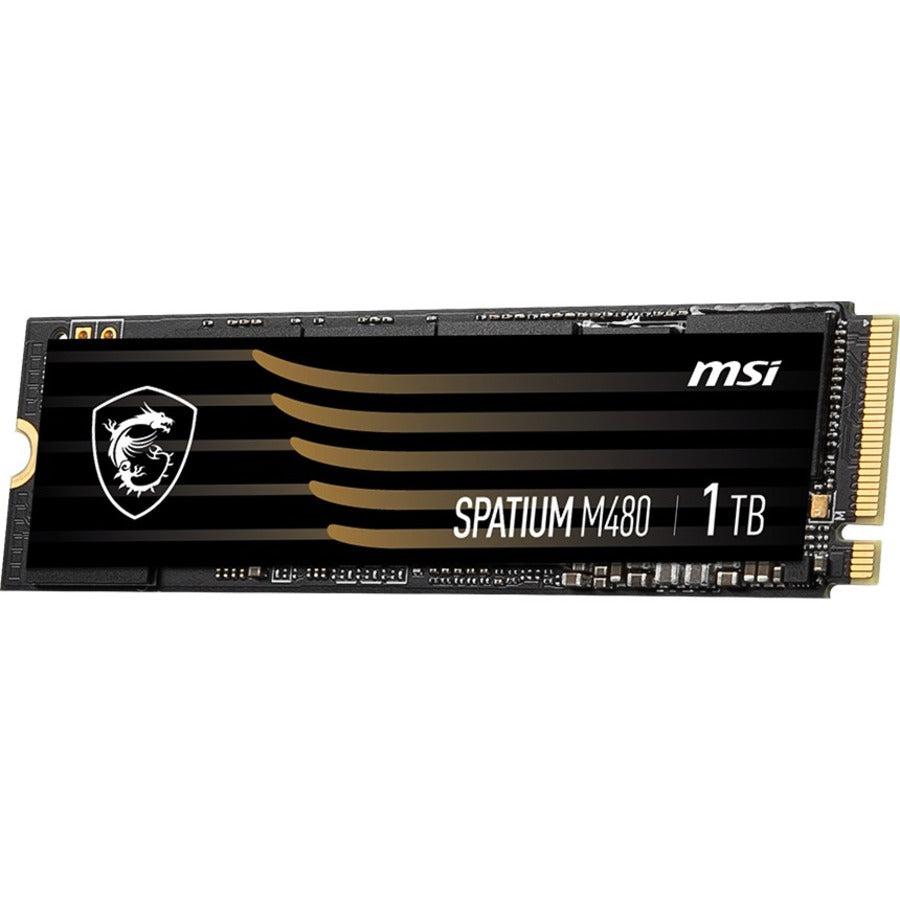 Msi M480 M.2 1000 Gb Pci Express 4.0 3D Nand Nvme