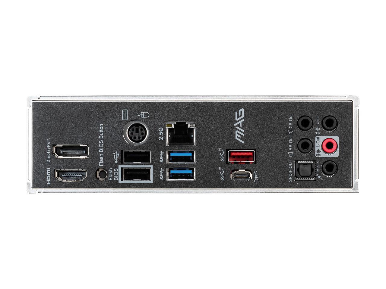 Msi Mag B550M Mortar Am4 Amd B550 Sata 6Gb/S Micro Atx Amd Motherboard