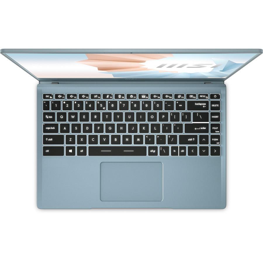 Msi Modern 14 B11Mou-494 14 Inch Intel Core I7-1195G7 2.9-5.0Ghz/ 8Gb Ddr4/ 512Gb Nvme Ssd/ Intel Iris Xe/ Usb3.2/ Windows 10 Laptop (Carbon Gray)