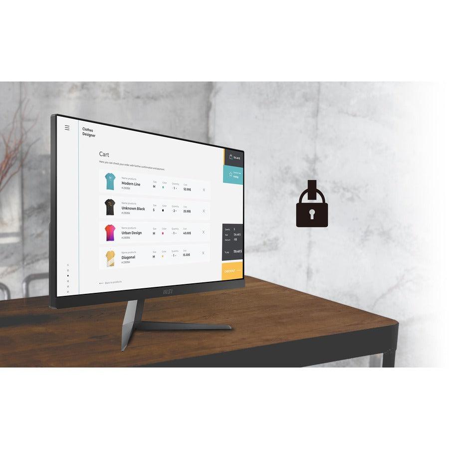 Msi Modern Am241 11M-256Us 23.8 Inch Intel Core I3-1115G4 Processor 8Gb Ddr4 256Gb M.2 Nvme Sdd Windows 10 Home Non-Touch Screen All-In-One Pc (Black)