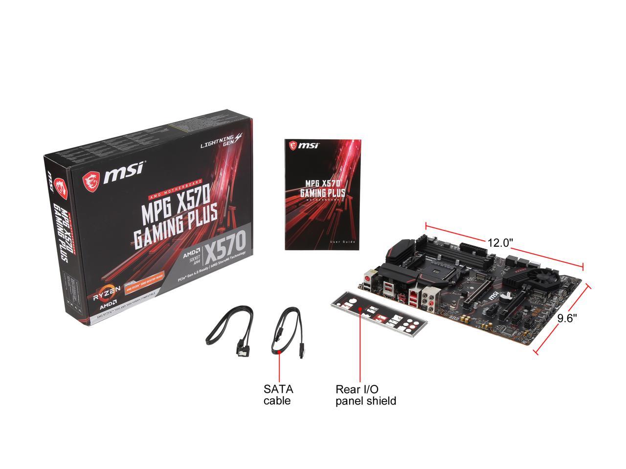 Msi Mpg X570 Gaming Plus Socket Am4/ Amd X570/ Ddr4/ Sata3&Usb3.2/ Pcie 4.0/ M.2/ A&Gbe/ Hdmi Atx Motherboard