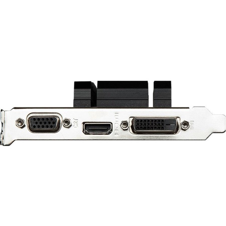 Msi Nvidia Geforce Gt 730 N730K-2Gd3H/Lpv1 2Gb Gddr3 Dl-Dvi-D/Hdmi/D-Sub Low Profile Video Card