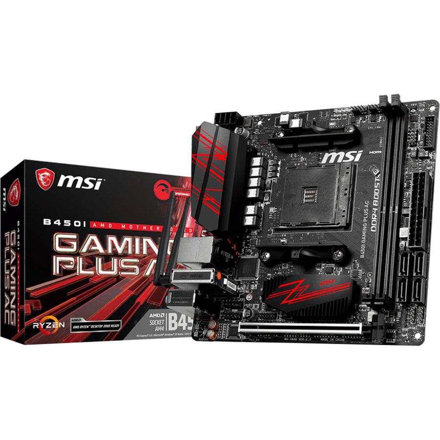Msi Performance Gaming B450I Gaming Plus Ac Am4 Amd B450 Sata 6Gb/S Mini Itx Amd Motherboard