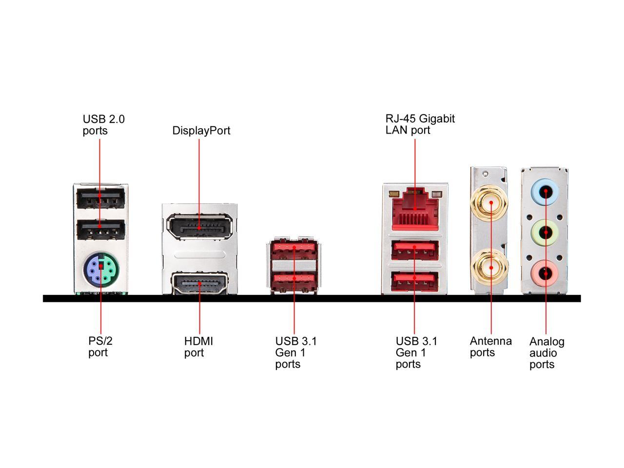 Msi Performance Gaming B450I Gaming Plus Ac Am4 Amd B450 Sata 6Gb/S Mini Itx Amd Motherboard