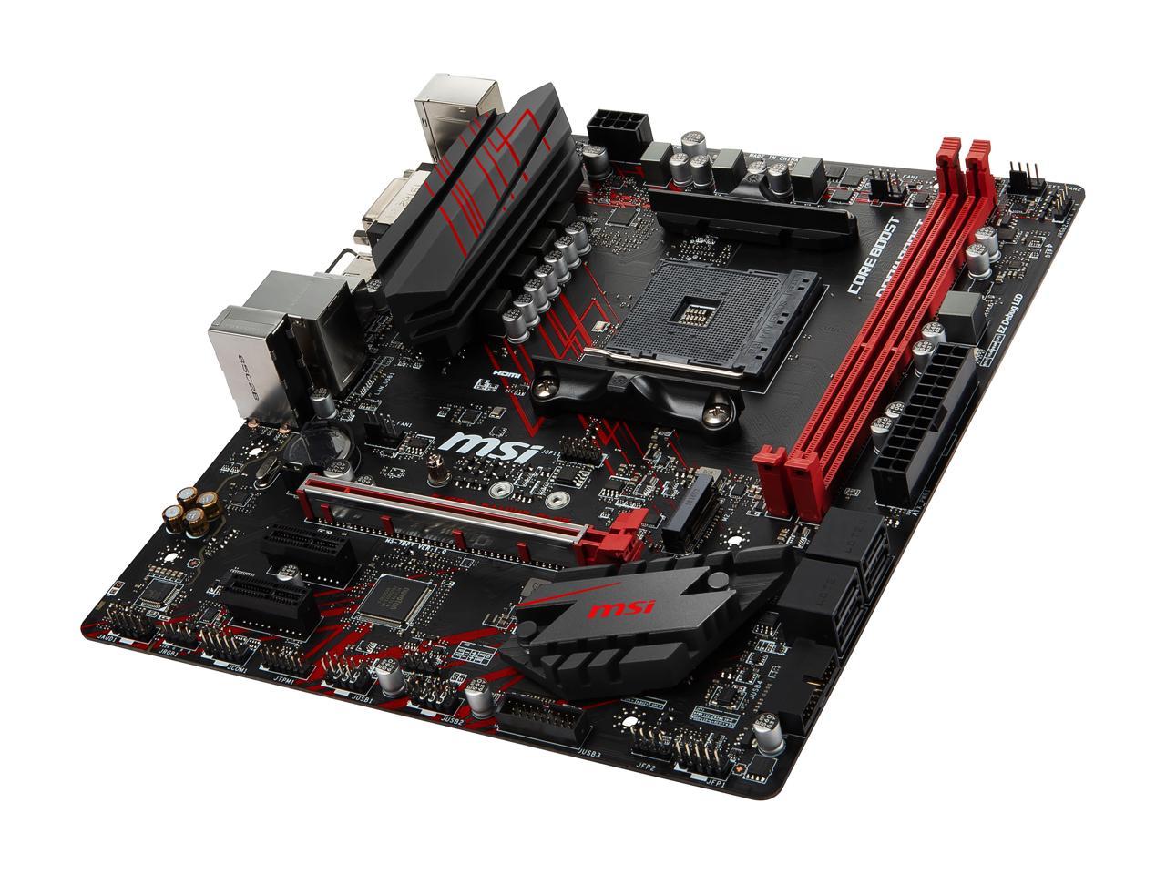 Msi Performance Gaming B450M Gaming Plus Am4 Amd B450 Sata 6Gb/S Usb 3.1 Hdmi Micro Atx Amd Motherboard