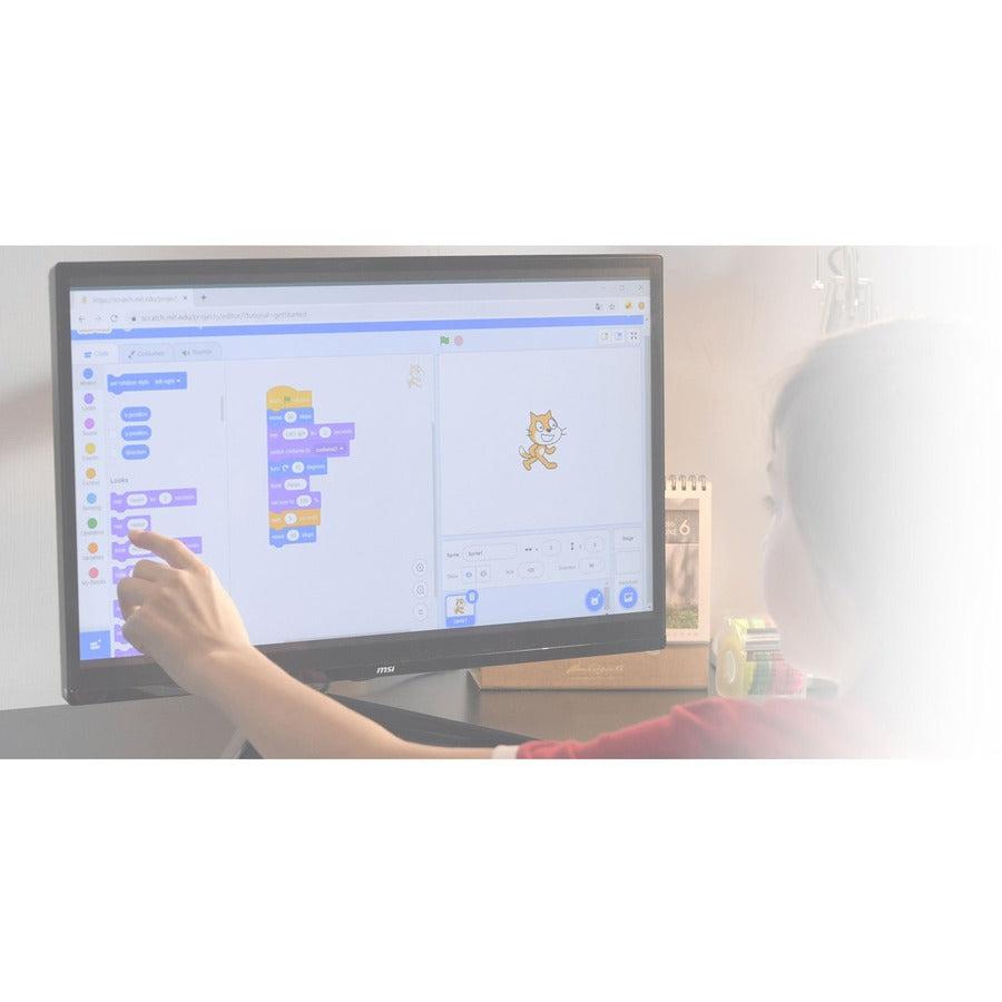 Msi Pro 22Xt 10M-015Us 21.5 Inch Intel Core I3-10100 Processor 4Gb Ddr4 1Tb 7200Rpm Windows 10 Home Multi-Touch Screen All-In-One Pc (Black)