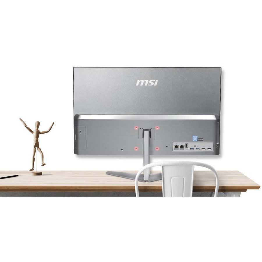 Msi Pro 24X 10M-046Us 23.8 Inch Non-Touch Screen All-In-One Pc Intel Pentium 6405U Processor Uma 4Gb Ddr4 64Gb M.2 Ssd 500Gb Hdd Windows 10 Pro