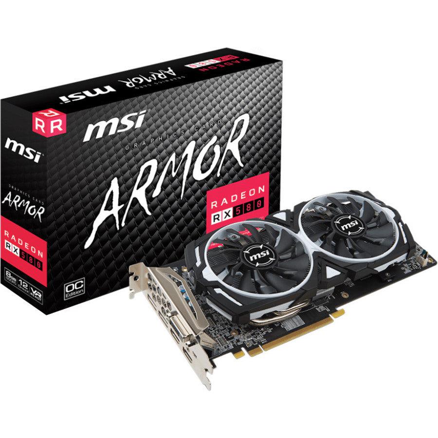 Msi Radeon Rx 580 8Gb Gddr5 Pci Express X16 Crossfirex Support Video Card Rx 580 Armor 8G Oc