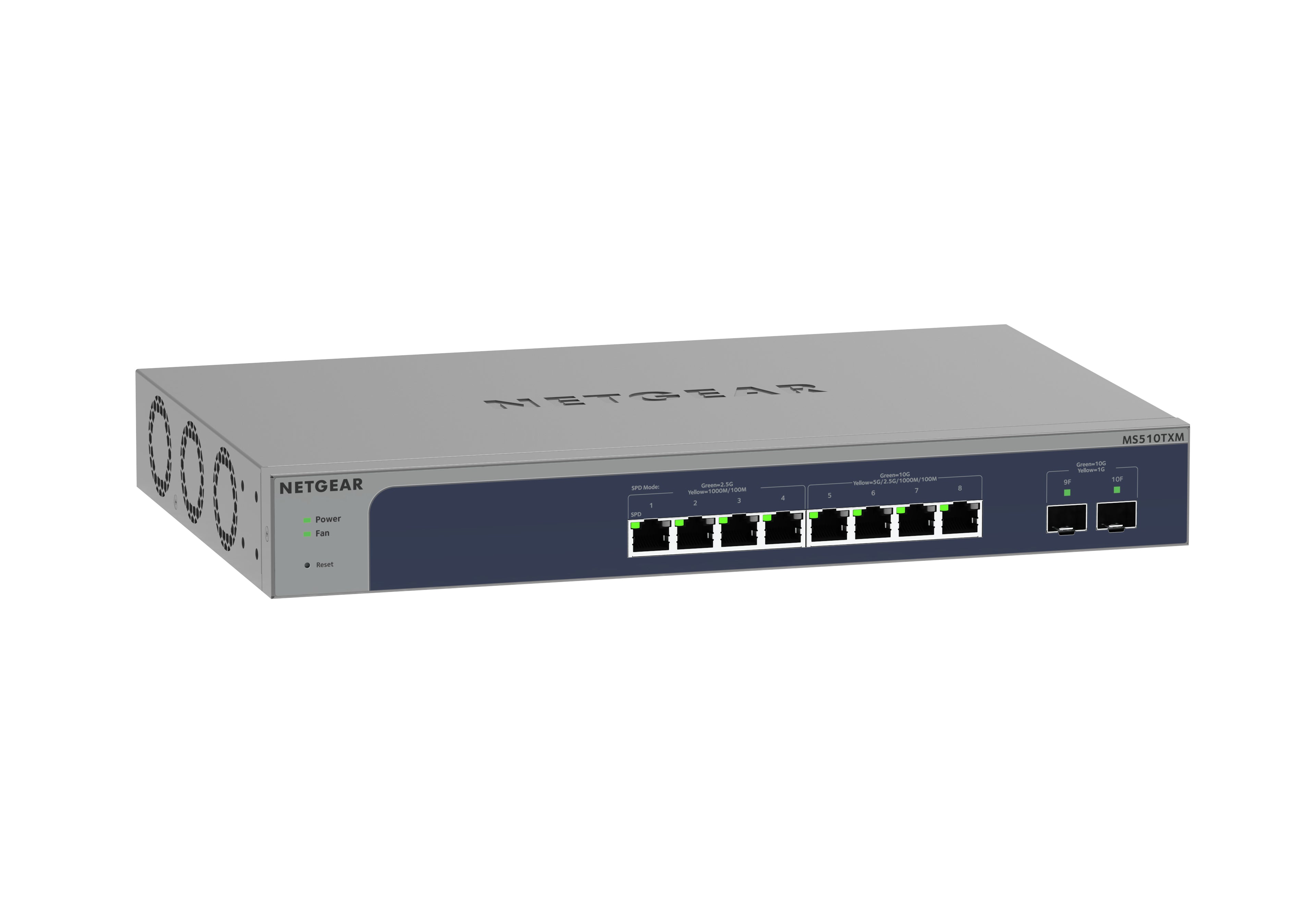 Multi-Gigabit Switch - NETGEAR 8-Port 10G Smart Managed | Tecisoft MS510TXM-100NAS