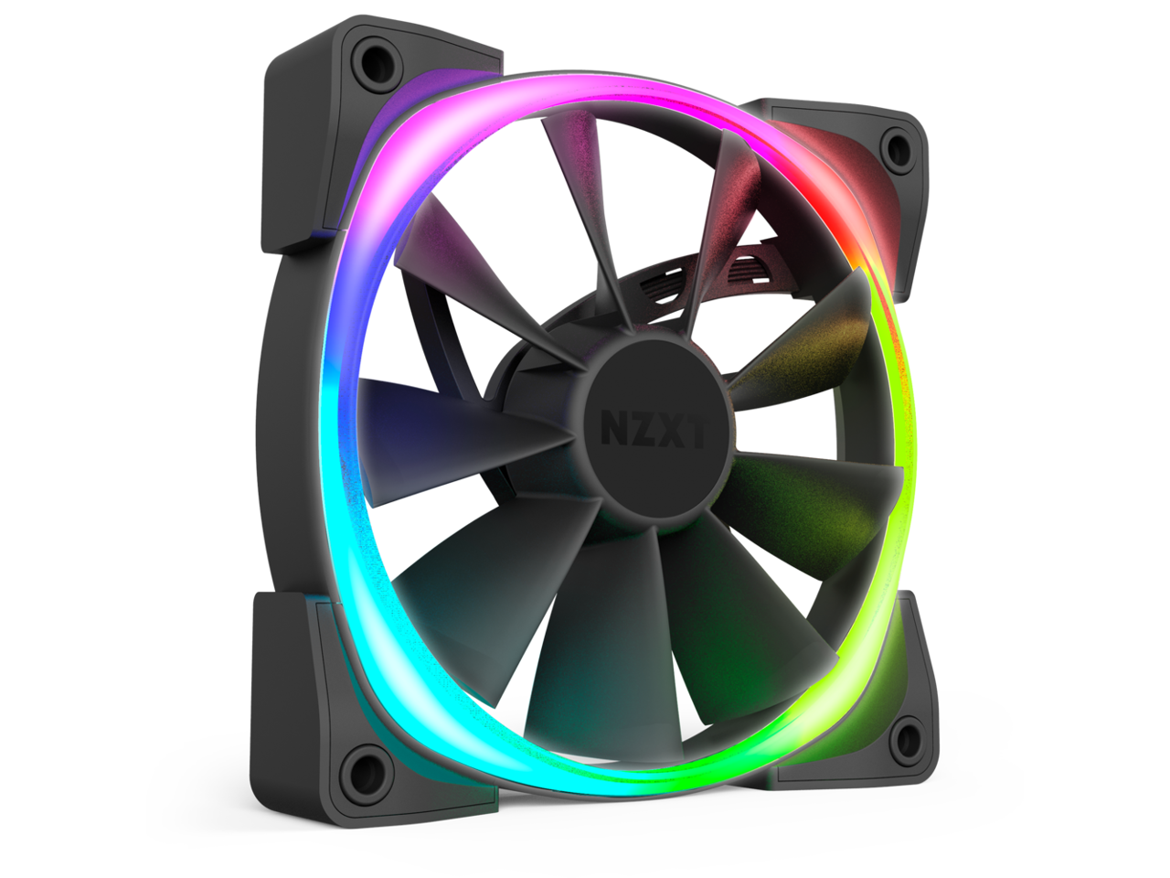 Nzxt Aer Rgb 2 - 120Mm - Rgb Led - Fluid Dynamic Bearing - Pwm Fan For Hue 2 - Single