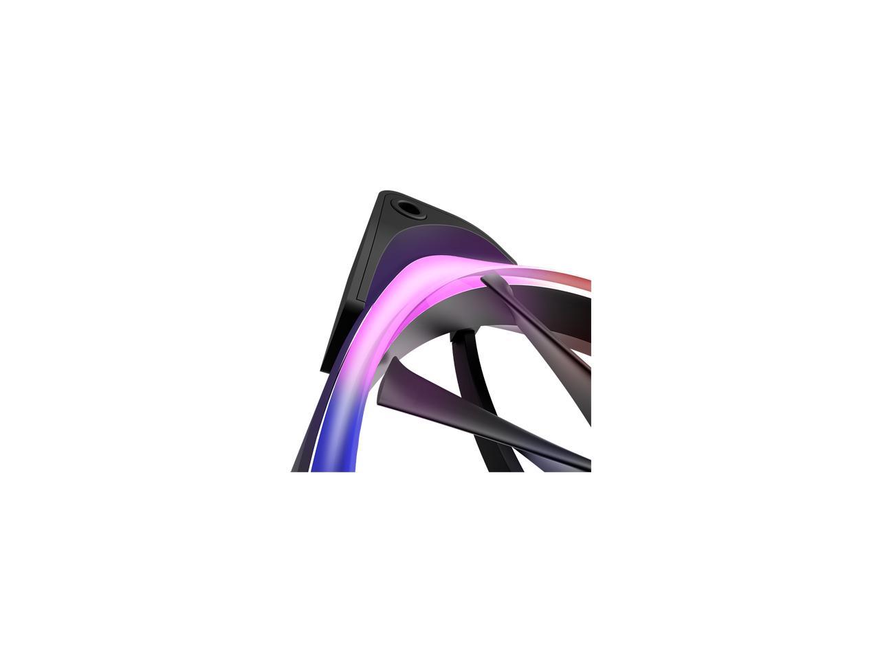 Nzxt Aer Rgb 2 - 140Mm - Advanced Lighting Customizations - Winglet Tips - Fluid Dynamic Bearing -