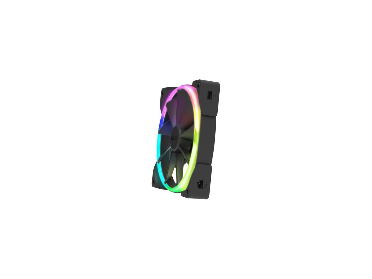 Nzxt Aer Rgb 2 - 140Mm - Rgb Led - Fluid Dynamic Bearing - Pwm Fan For Hue 2 - Single