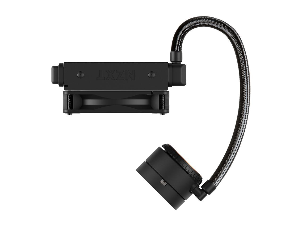 Nzxt Kraken M22 120Mm - All-In-One Rgb Cpu Liquid Cooler - Cam-Powered - Infinity Mirror Design -