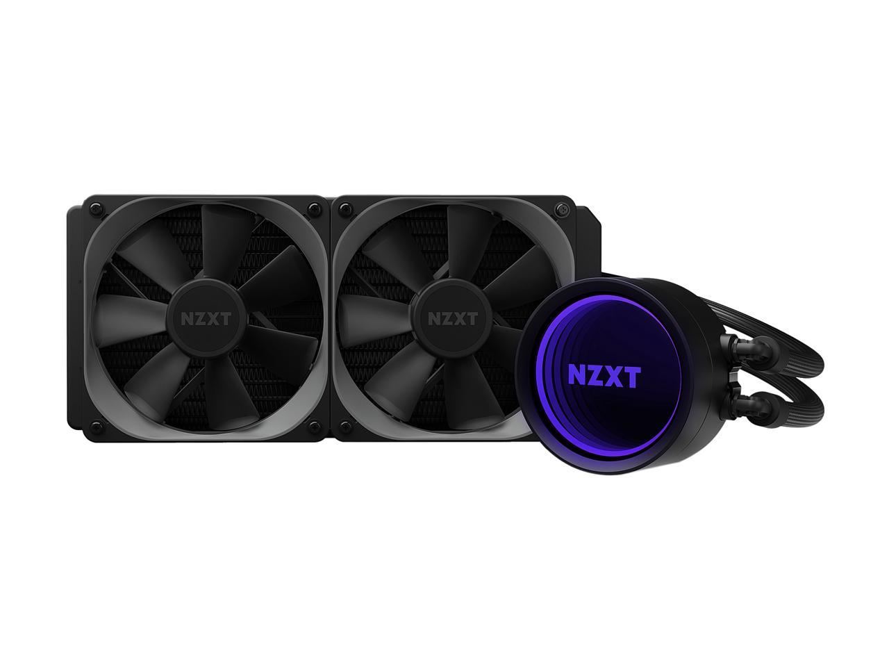 Nzxt Kraken X53 240Mm - Rl-Krx53-01 - Aio Rgb Cpu Liquid Cooler - Rotating Infinity Mirror Design
