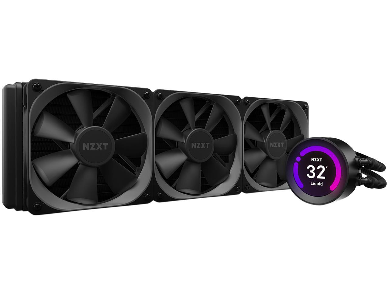 Nzxt Kraken Z Series Z73 360Mm - Rl-Krz73-01 - Aio Rgb Cpu Liquid Cooler - Customizable Lcd