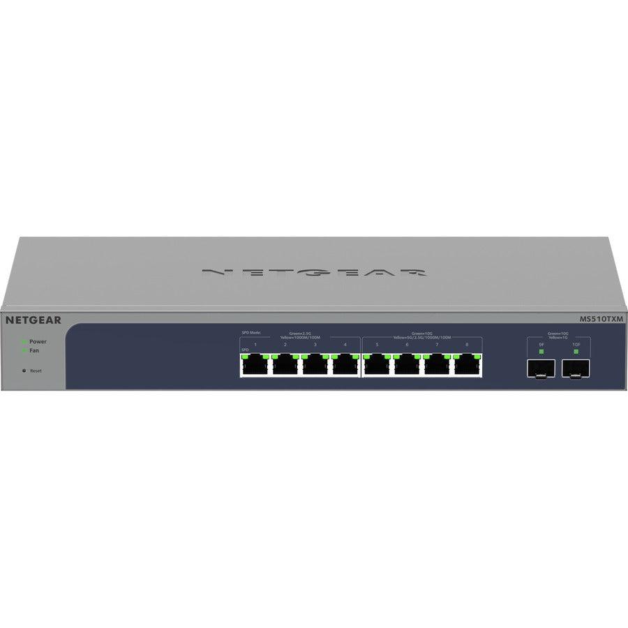 Netgear 10-Port Poe Multi-Gigabit/10G Ethernet Smart Switch (Ms510Txup)