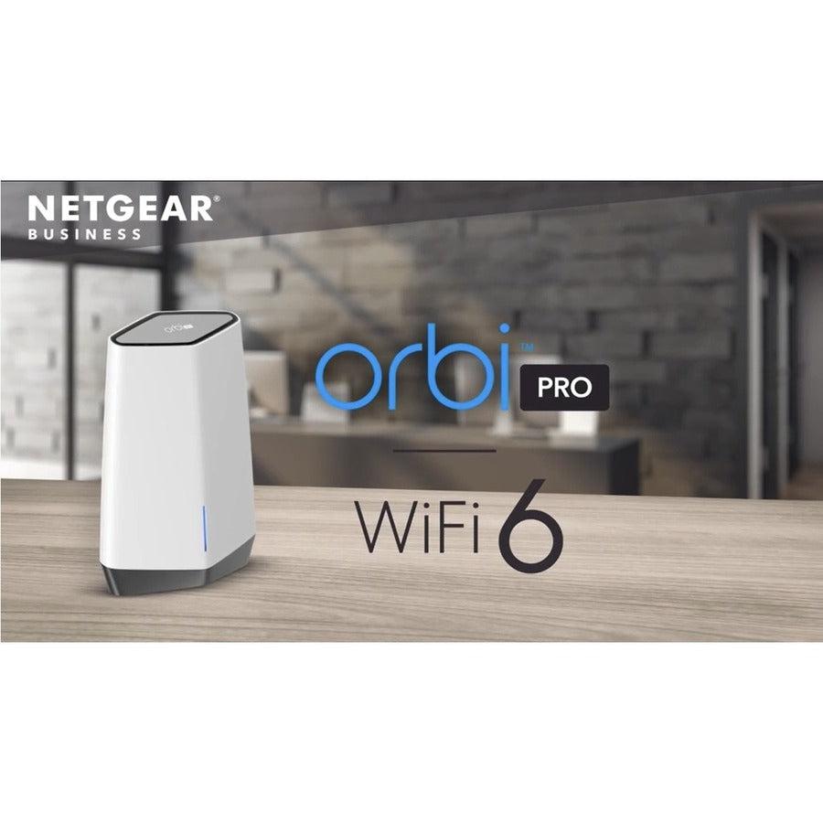 Netgear Orbi Pro Wi-Fi 6 IEEE 802.11ax Ethernet Wireless Router SXK80B4-100NAS
