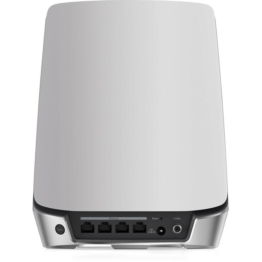 Netgear Orbi Tri-Band (2.4 Ghz / 5 Ghz / 5 Ghz) Wi-Fi 6 (802.11Ax) White 4 Internal